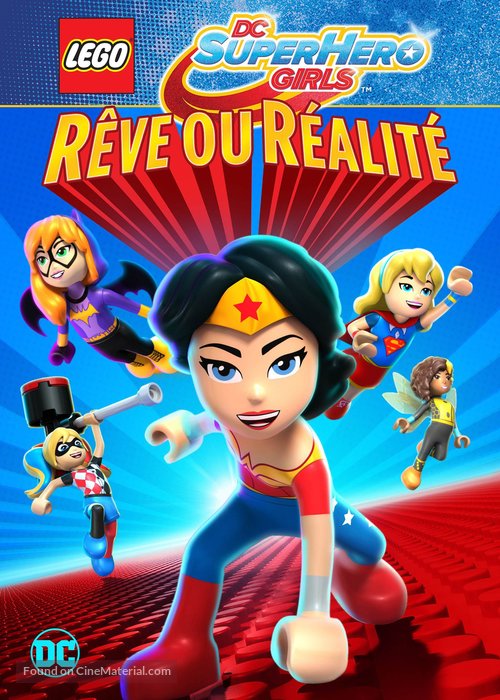 Lego DC Super Hero Girls: Brain Drain - French DVD movie cover