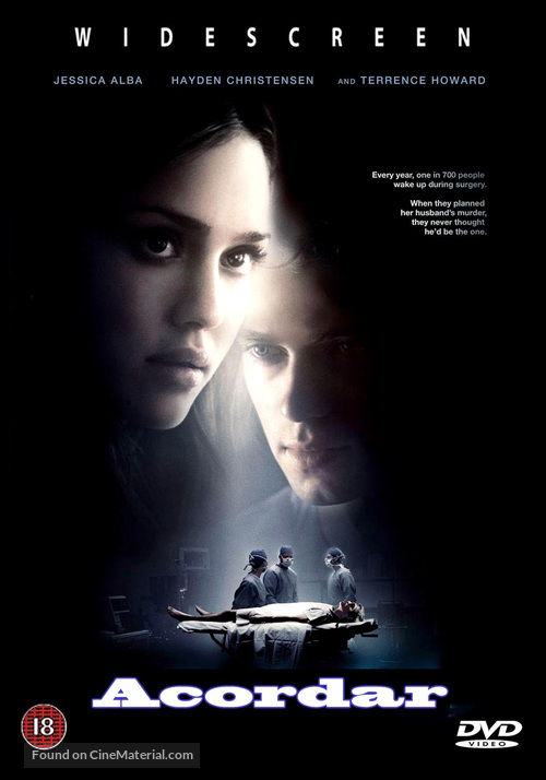 Awake - British DVD movie cover