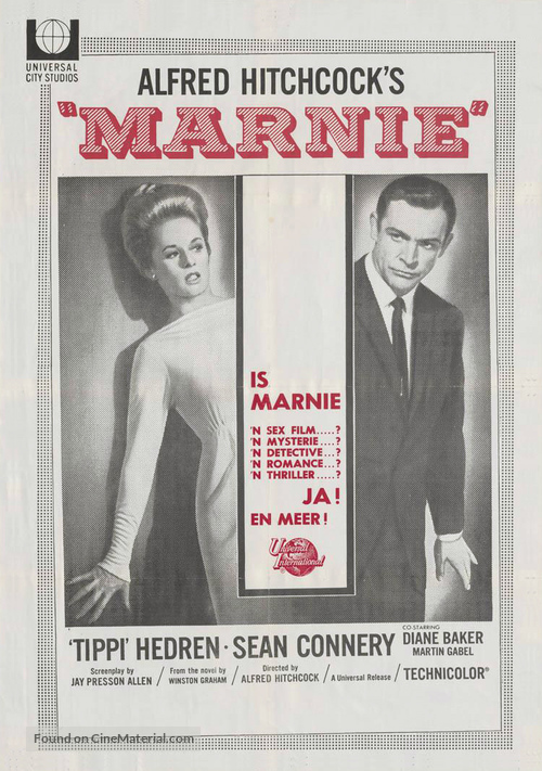 Marnie - Dutch Movie Poster