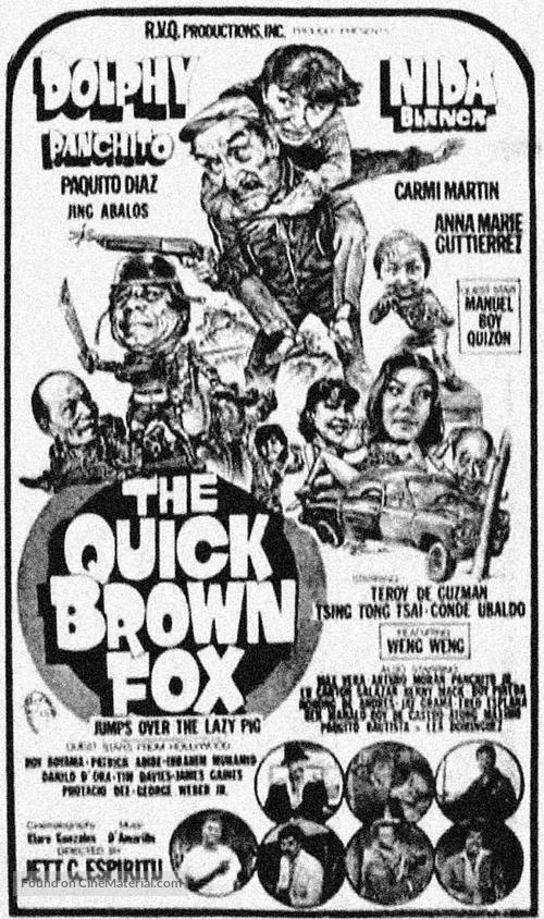 The Quick Brown Fox - Philippine Movie Poster