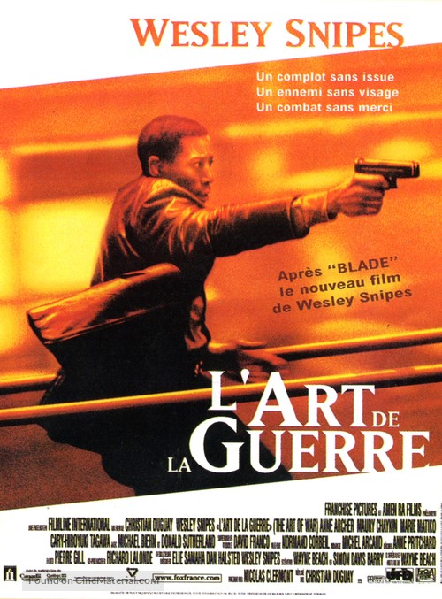 The Art Of War - French Movie Poster