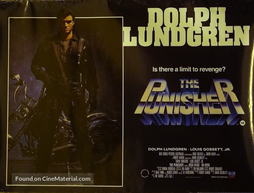 The Punisher - British Movie Poster