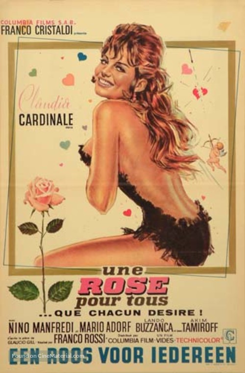 Una rosa per tutti - Belgian Movie Poster