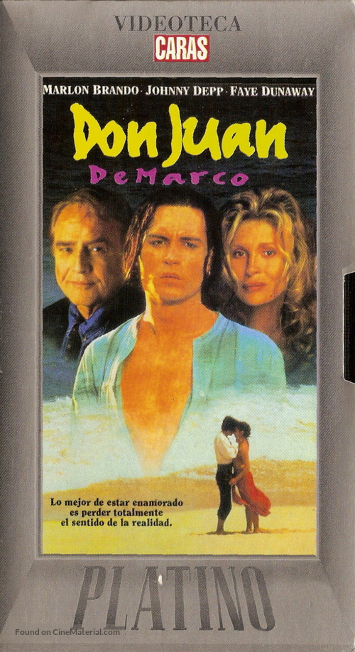 Don Juan DeMarco - Argentinian VHS movie cover