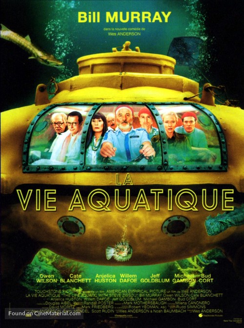 The Life Aquatic with Steve Zissou - French Movie Poster