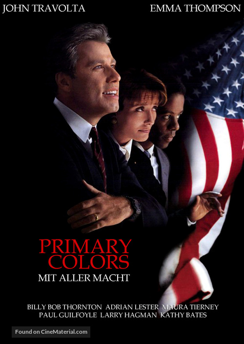 Primary Colors - German DVD movie cover