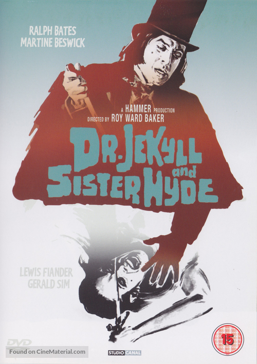 Dr. Jekyll and Sister Hyde - British DVD movie cover