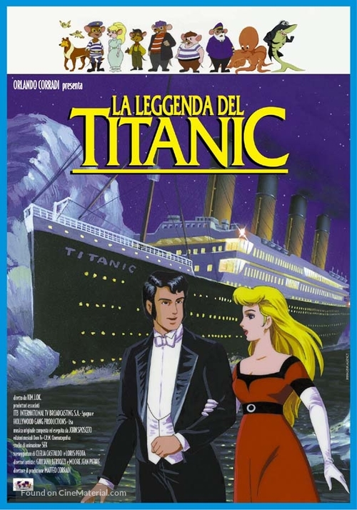 La leggenda del Titanic (1999) Italian movie poster