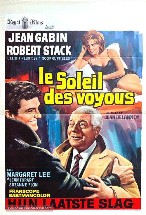 Le soleil des voyous - Belgian Movie Poster