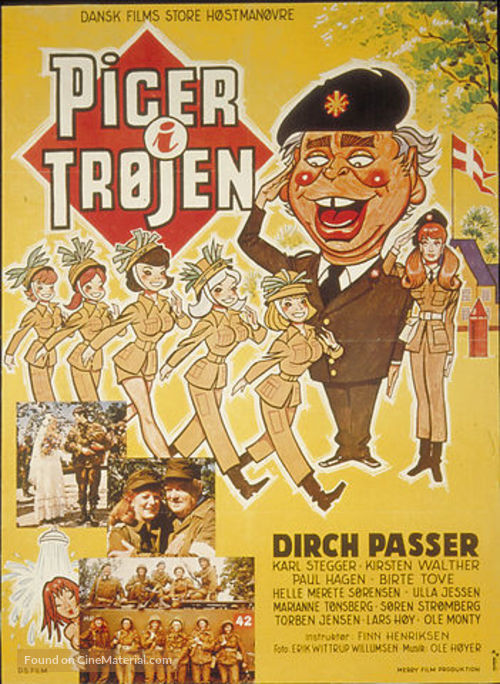 Piger i tr&oslash;jen - Danish Movie Poster