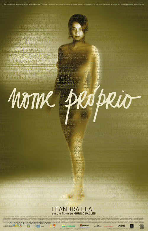 Nome Pr&oacute;prio - Brazilian Movie Poster