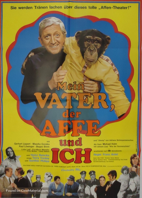 Mein Vater, der Affe und ich - German Movie Poster