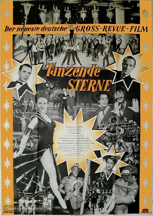 Tanzende Sterne - German Movie Poster