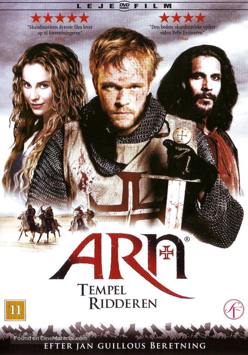 Arn - Tempelriddaren - Danish DVD movie cover