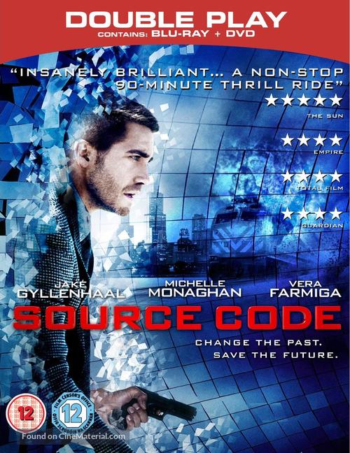 Source Code - British Blu-Ray movie cover