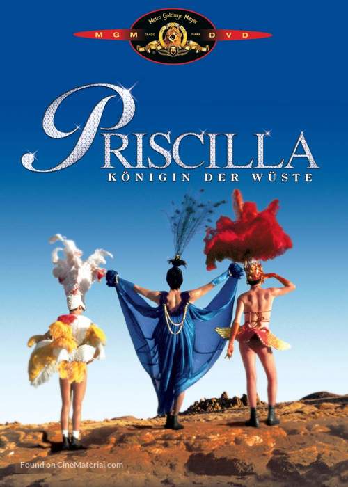 The Adventures of Priscilla, Queen of the Desert - German DVD movie cover