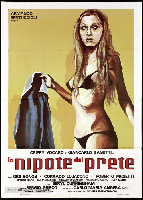 La nipote del prete - Italian Movie Poster