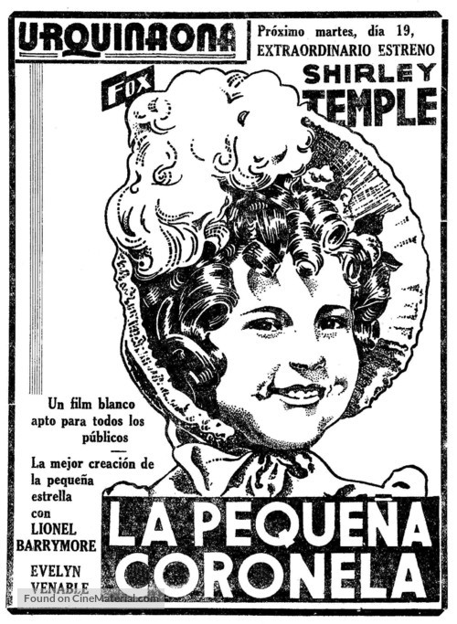 The Little Colonel - Spanish poster