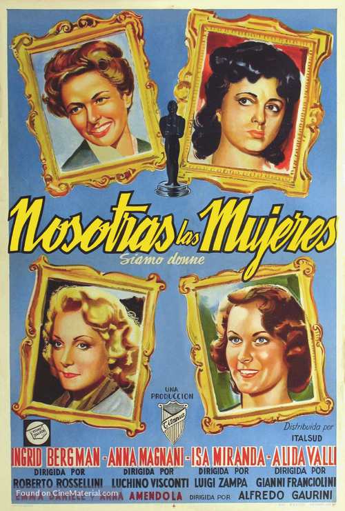 Siamo donne - Argentinian Movie Poster