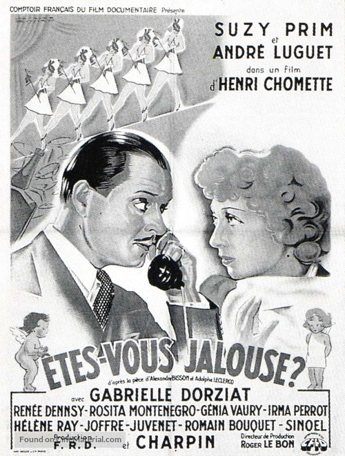 &Ecirc;tes-vous jalouse? - French poster