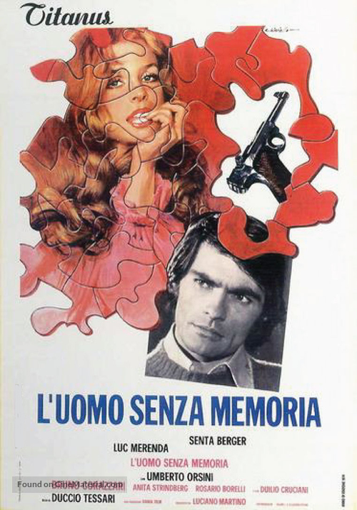 L&#039;uomo senza memoria - Italian Movie Poster