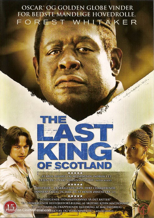 The Last King of Scotland - Danish DVD movie cover