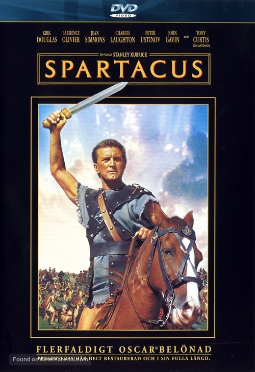 Spartacus - Swedish Movie Cover