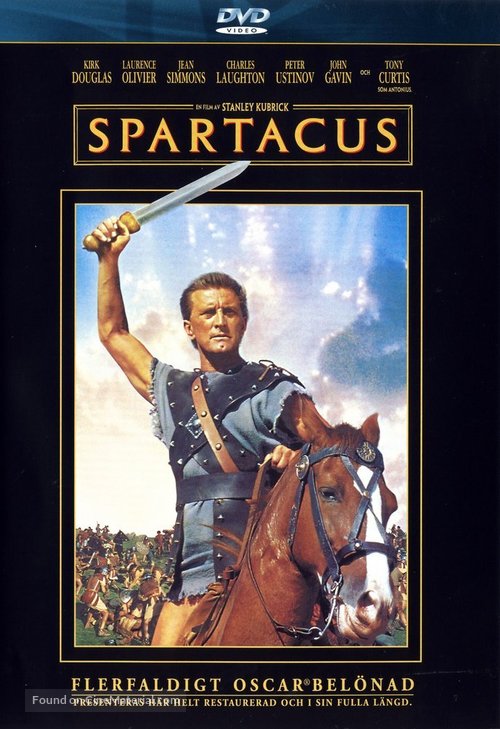 Spartacus - Swedish Movie Cover