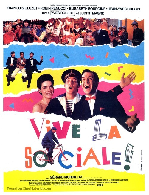 Vive la sociale! - French Movie Poster