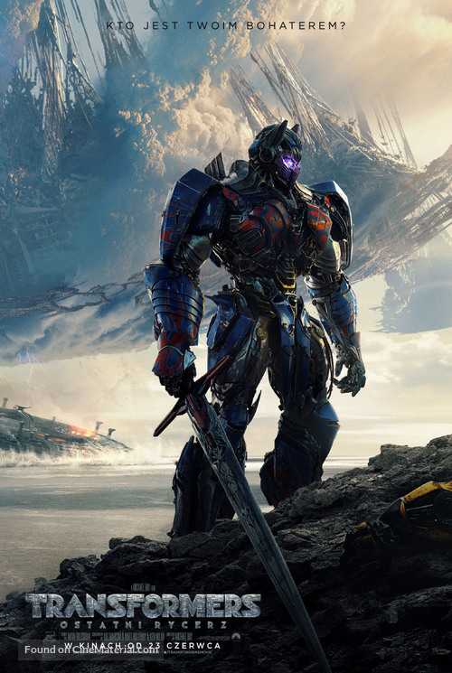Transformers: The Last Knight - Polish Movie Poster