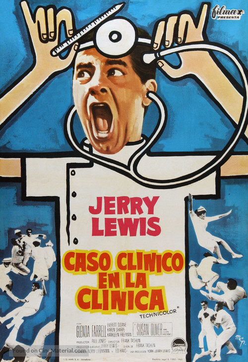 The Disorderly Orderly - Spanish Movie Poster