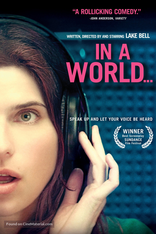 In a World... - DVD movie cover