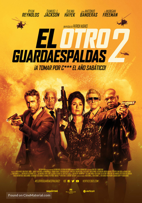 The Hitman&#039;s Wife&#039;s Bodyguard - Spanish Movie Poster