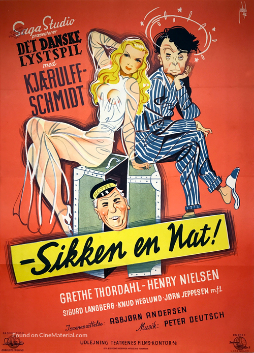 Sikken en nat - Danish Movie Poster