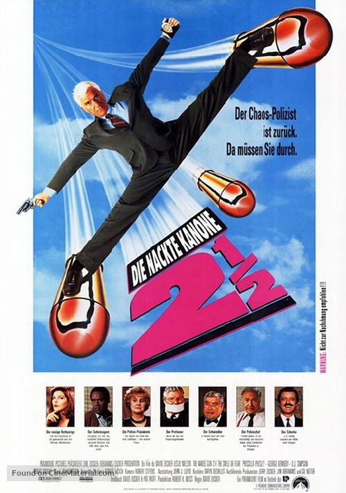 The Naked Gun 2&frac12;: The Smell of Fear - German Movie Poster