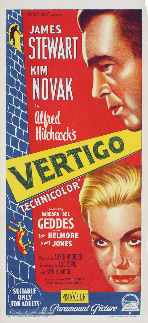 Vertigo - Australian Movie Poster