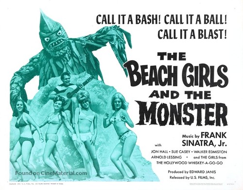The Beach Girls and the Monster - Movie Poster