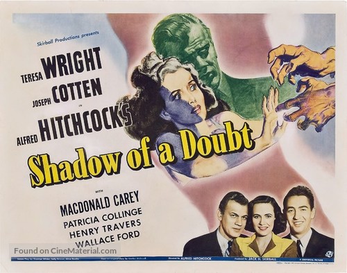 Shadow of a Doubt - Theatrical movie poster