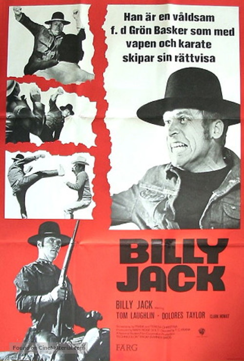 Billy Jack - Swedish Movie Poster