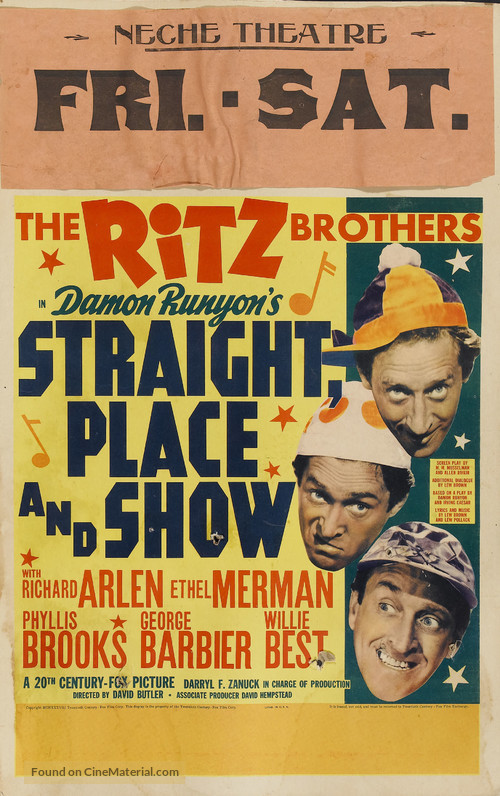 Straight Place and Show - Movie Poster
