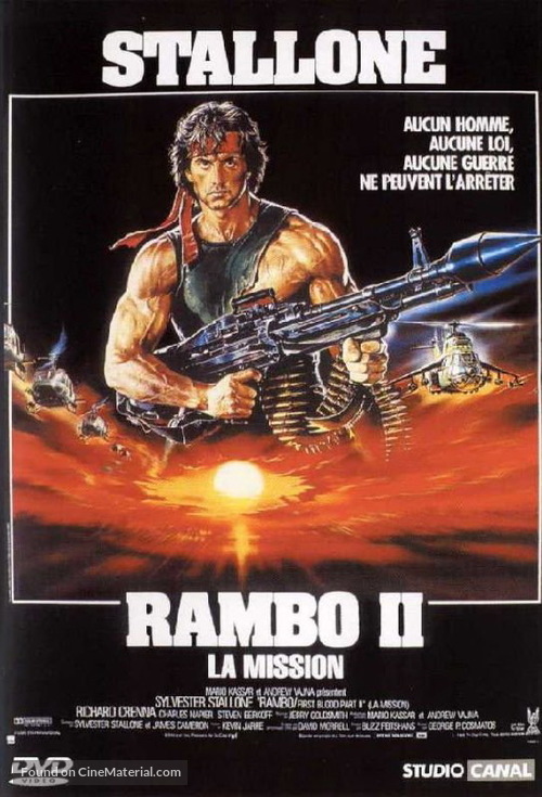 Rambo: First Blood Part II - French Movie Cover