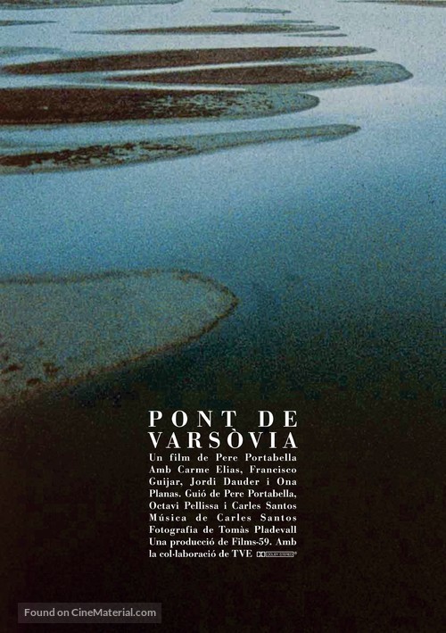 Pont de Vars&ograve;via - Spanish Movie Poster