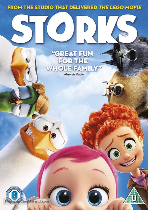 Storks - British Movie Cover