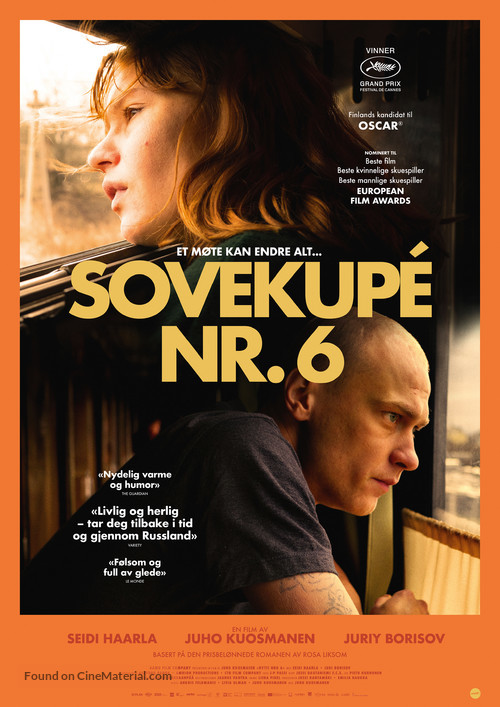 Hytti nro 6 - Norwegian Movie Poster