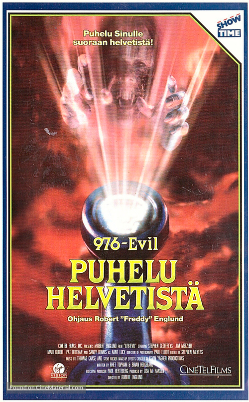 976-EVIL - Finnish VHS movie cover