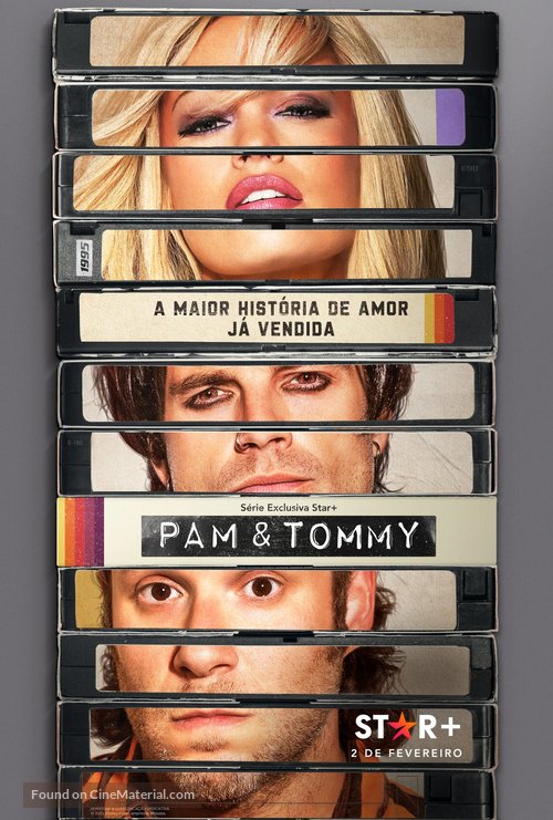 Pam &amp; Tommy - Brazilian Movie Poster