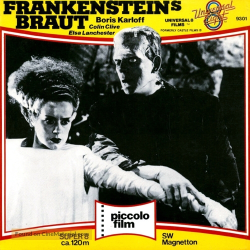 Bride of Frankenstein - German Movie Cover