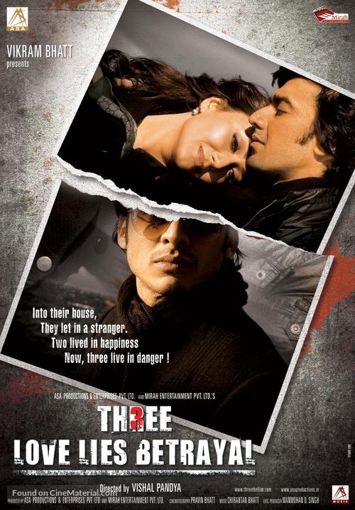 Three: Love Lies Betrayal - Indian Movie Poster