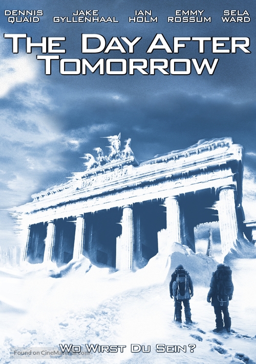 The Day After Tomorrow - German DVD movie cover