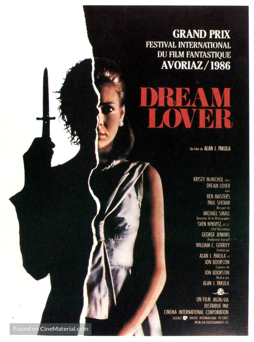 Dream Lover - French Movie Poster